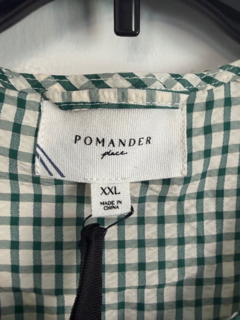 Pomander Place Green & White Gingham Cordelia Dress - Picture 2 of 6